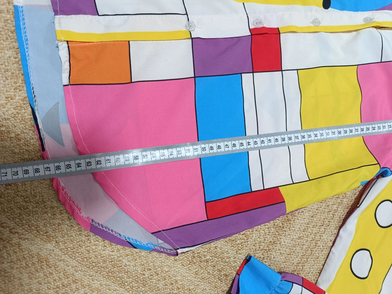 Camisa multicolor feminina estampada – photo 8